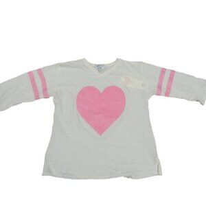 Wildfox long sleeve heart tee